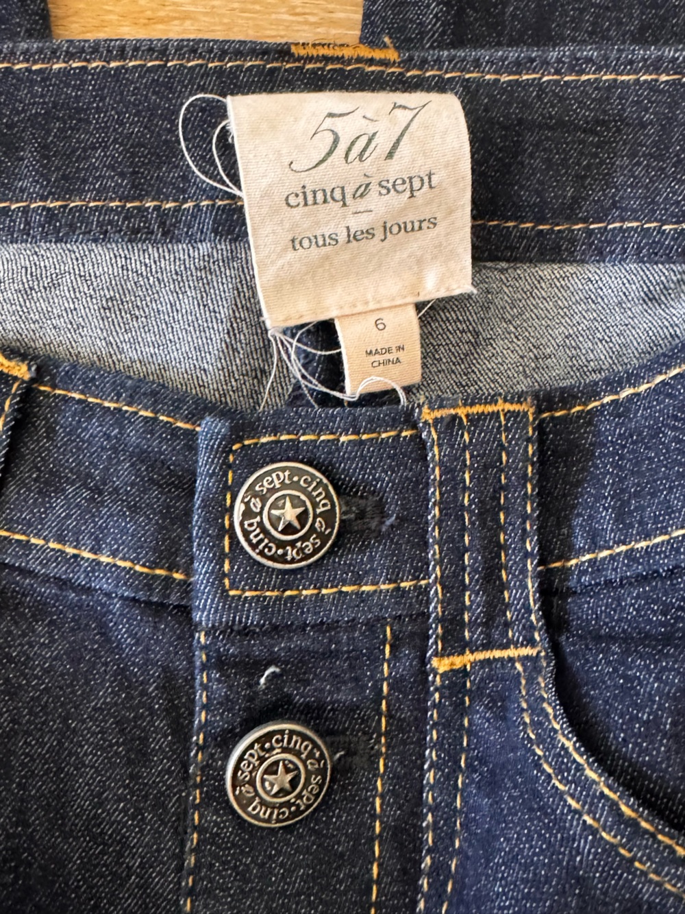Cinq a Sept Benji Wide Leg Jeans - Picture 7 of 8